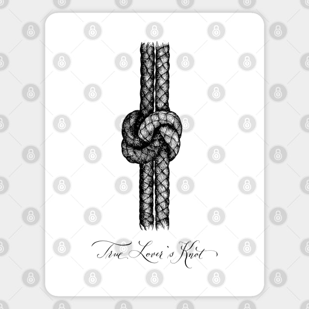 True Lover's Knot Magnet by illucalliart